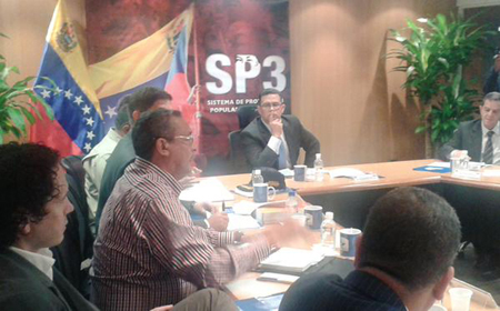 Durante el encuentros, González López destacó la necesidad de fortalecer los cuadrantes y los sectores que a través del Plan Patria Segura se han desarrollado.CORTESIA / PRENSA MIJP