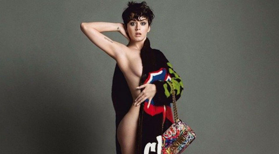 Katy Perry posa con poca ropa para Moschino - La Voz