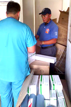 Los cinco CDI del municipio y el hospitalito de Santa Teresa, recibieron el donativo, a través de la dirección de emergencias y ambulancias “Salud Independencia”
