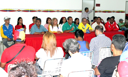 Rodolfo Sanz felicitó al pueblode  Plaza y a militancia del  PSUV