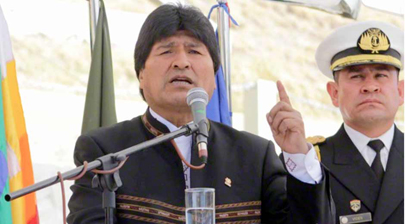 Morales dijo que Bolivia espera “una respuesta positiva mirando y superando los problemas de dos países hermanos y vecinos”.