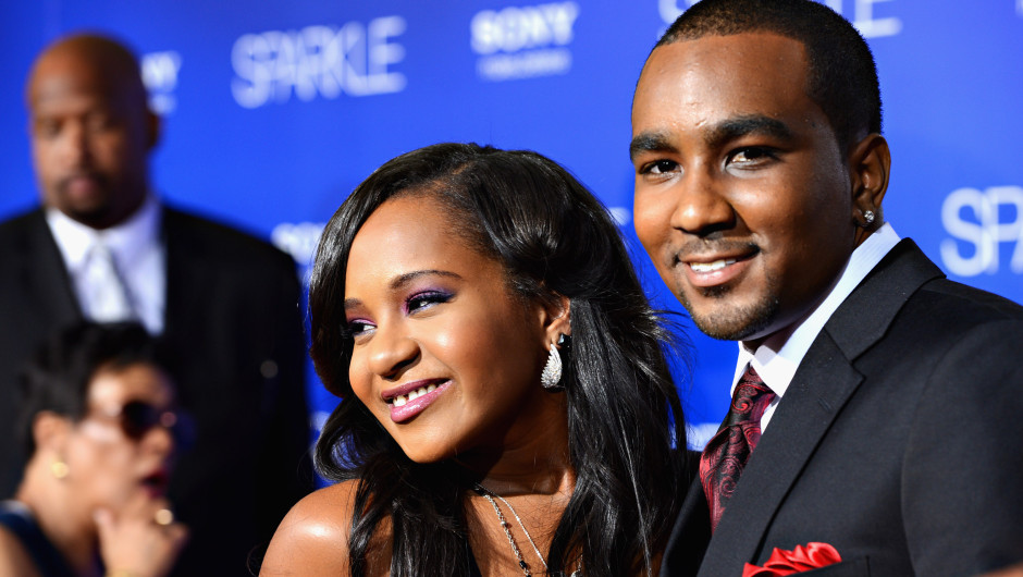 HOLLYWOOD, CA - AUGUST 16:  Bobbi Kristina Brown (R) and Nick Gordon arrive at Tri-Star Pictures' "Sparkle" premiere at Grauman's Chinese Theatre on August 16, 2012 in Hollywood, California.  (Photo by Frazer Harrison/Getty Images)