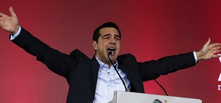 Partido izquierdista Syriza  ganó las elecciones legislativas griegas de acuerdo con el escrutinio del 63% de votos