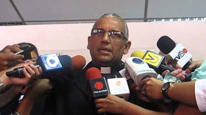 Monseñor Víctor Hugo Basabe, secretario general de la Conferencia Episcopal Venezolana