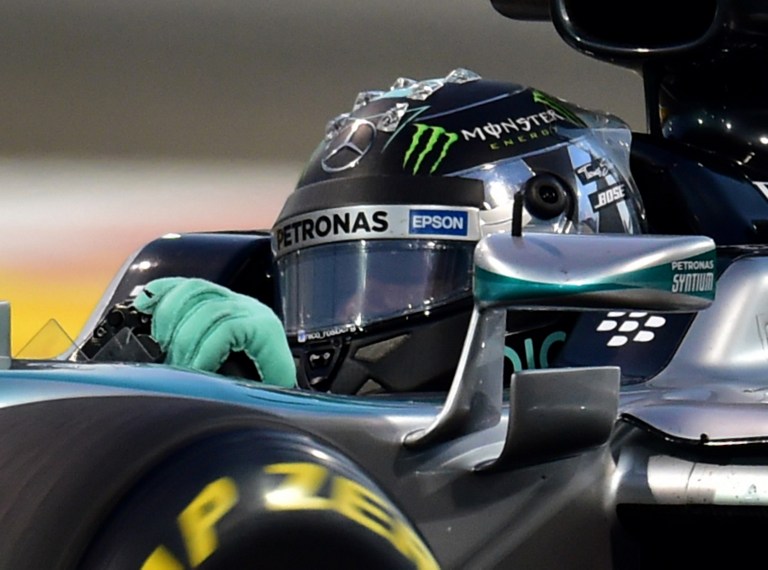 Mercedes AMG Petronas F1 Team's German driver Nico Rosberg  races during the Abu Dhabi Formula One Grand Prix at the Yas Marina circuit on November 29, 2015.   AFP PHOTO / ANDREJ ISAKOVIC / AFP / ANDREJ ISAKOVIC