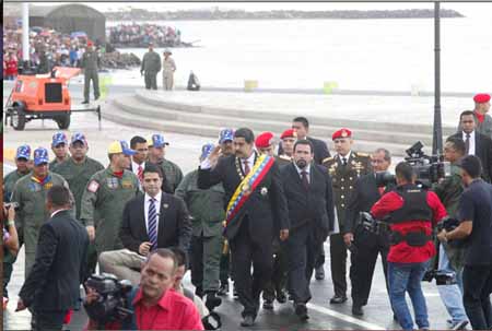 Nicolás Maduro, desde la ciudad de Cumaná, estado Sucre, señaló que “Venimos a conmemorar 500 años de lucha del pueblo”LV