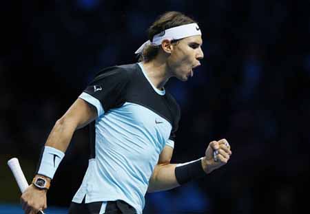 Nadal inició con buen pie su andan en el Masters de Londres