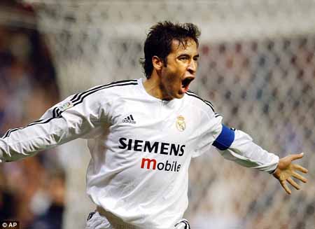 Raúl González vivió jornadas memorables con el Real Madrid