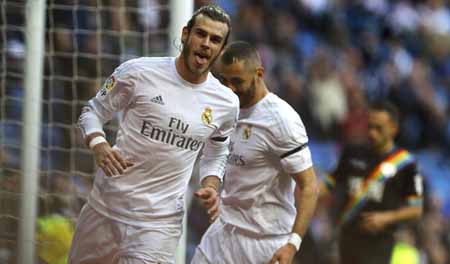 Garet Bale marcó cuatro en la goleada blanca