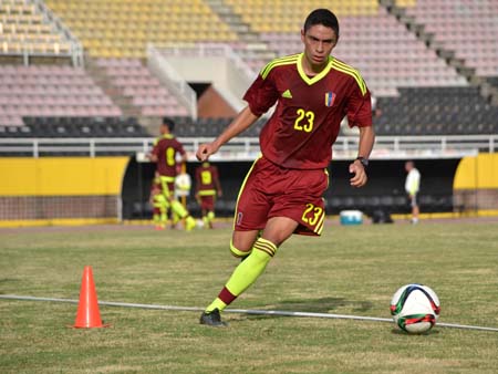 El Fenómeno ha pasado las últimas tres semanas en Colombia con la Vinotinto Sub 20