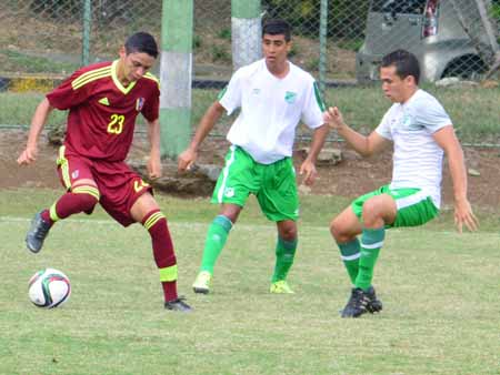 El guatireño Luis “Fenómeno” logró uno de los goles del conjunto nacional en su primera experiencia internacional