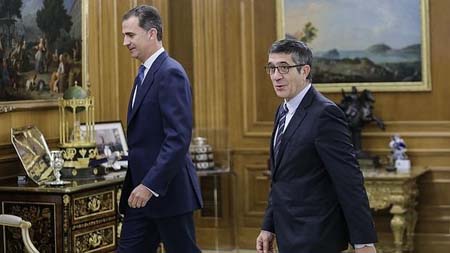 Don Felipe ya había recibido el jueves al presidente del Congreso de España, Patxi López.
CORTESIA / ABC España