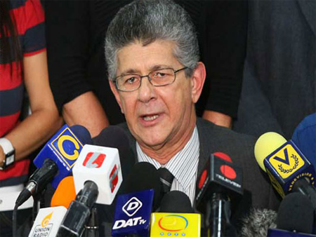 Henry Ramos Allup, presidente de la Asamblea Nacional