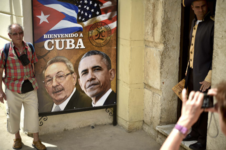 La Habana le da la bienvenida al presidente estadounidense
AFP / Yuri Cortez