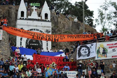 Líderes de todo el continente se manifestaron durante el sepelio de Berta Cáceres, en HondurasFoto www.nacion.com