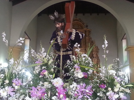 El Nazareno de Guarenas dio su recorrido anual desde la iglesia de La Candelaria hasta la Catedral Nuestra Señora de Copacabana