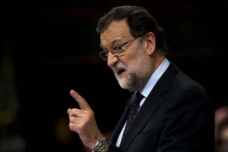 El partido de Rajoy ganó en las elecciones, pero la votación quedó tan repartida en otras organizaciones políticas que no ha podido formar gobierno
AP / Francisco Seco