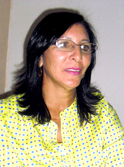 En la gráfica la doctora Ana Mendoza, directora de Hacienda Municipal de Higuerote