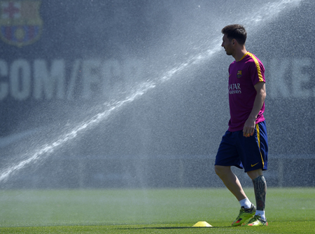 Lionel Messi está listo para enfrentar este domingo al SevillaAFP / Lluis Gene