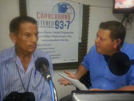 Juan Quintero, secretario de Reclamo del Sindicato Eléctrico dijo durante la entrevista con el periodista Emilio Materán que los trabajadores de Corpoelec se encuentran casi “en condiciones de mendicidad”