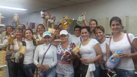 Las madres venezolanas pasaron la frontera y compraron los productos
