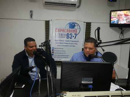 Humberto Marte, alcalde del municipio Cristóbal Rojas fue el invitado ayer en el programa de opinión del periodista, Emilio Materán.