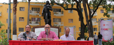 El alcalde Jorge Rodríguez hizo los anuncios desde los espacios de la remodelada Plaza Miranda