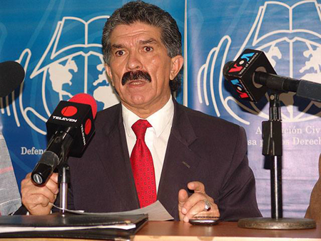 Rafael Narváez: “La Fiscal General dice que la impunidad es 80 % y no es así, es de 98 %”.CORTESIA / PRENSA SOLIDARIDAD