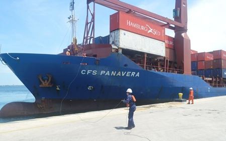 Esta semana  llegaron toneladas de alimentos a la isla de Margarita. Vallita está atenta a todo lo que ocurre.