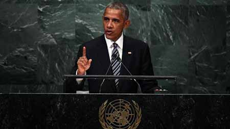 “Si las naciones se encierran en murallas, van a ser prisioneras”, dijo Obama en la Asamblea General.