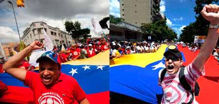 Como se ha hecho costumbre en el país, las coincidiencias de marchas marcan el quehacer político en Venezuela.
ARCHIVO Como se ha hecho costumbre en el país, las coincidiencias de marchas marcan el quehacer político en Venezuela.
ARCHIVO