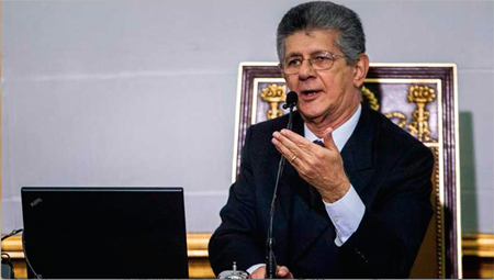 Ramos Allup, criticó el monto en bolívares que ha otorgado la Oficina Nacional de Presupuesto para el ejercicio económico del Parlamento en 2017.