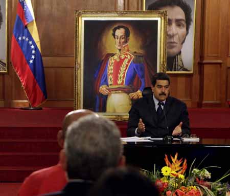 Nicolás Maduro: “El diálogo no tiene alternativa, la única alternativa al diálogo es la guerra y en Venezuela no va haber guerra, sino paz y entendimiento”.NEWS FLASH / JC