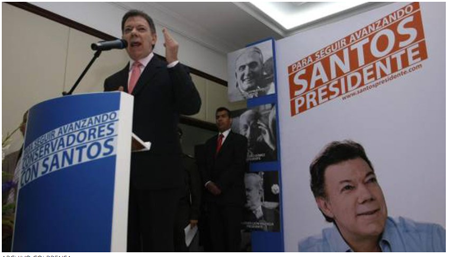 El presidente de Colombia, Juan Manuel Santos, aseguró este martes que "no autorizó ni tuve conocimiento" de que su campaña del año 2010 recibió dinero de la empresa brasilera Odebrecht.CORTESIA / COL PRENSA / ARCHIVO