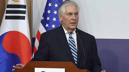 El secretario de Estado norteamericano Rex Tillerson hizo esta dura declaración tras una visita a la zona desmilitarizada que separa las dos Coreas.