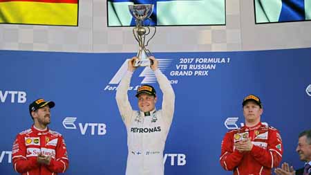 El finlandés se alzó con la victoria en el GP de Rusia