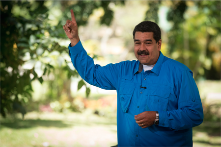 Maduro: “Algunos descocados sueñan que van a apoderarse de esta tierra, no saben quiénes somos”.PRENSA PRESIDENCIAL