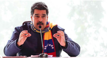 Maduro: "Yo quiero el camino electoral, la oposición no quiere elecciones, tengo poderes aquí (la Constitución) y los utilizaré (…)”.PRENSA PRESIDENCIAL 