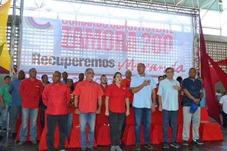 Los candidatos del municipio Zamora fueron presentados ayer en Guatire