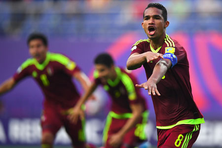 Herrera fue el tercer mejor jugador del Mundial de Fútbol Sub 20Jung Yeon-Je / AFP