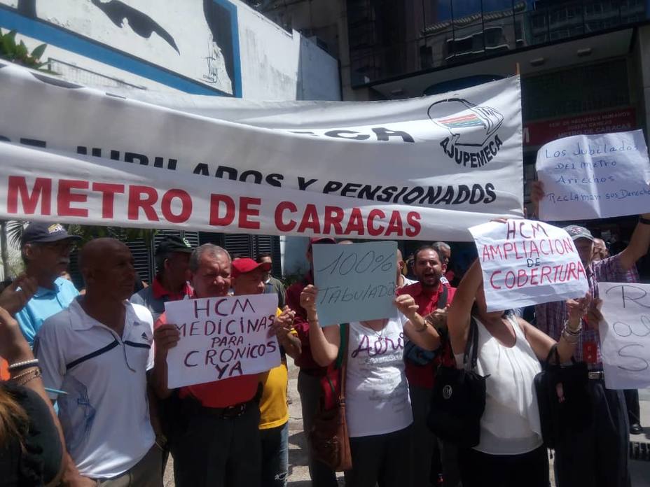 trabajadores del metro fueron despedidos tras hacer denuncias por descontento/ Foto cortesía El Nacional