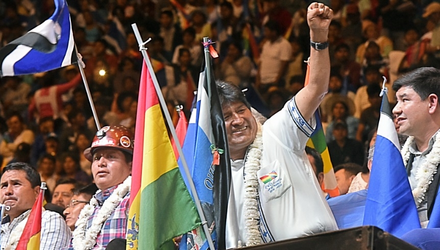 El desafío de Morales es ganar con el 70% en la próximas elecciones.