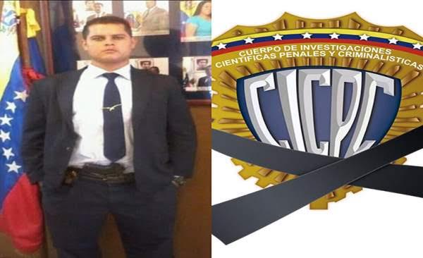 José Jossnayv Vizcaya Cárdenas (29) detective activo del Cicpc.
