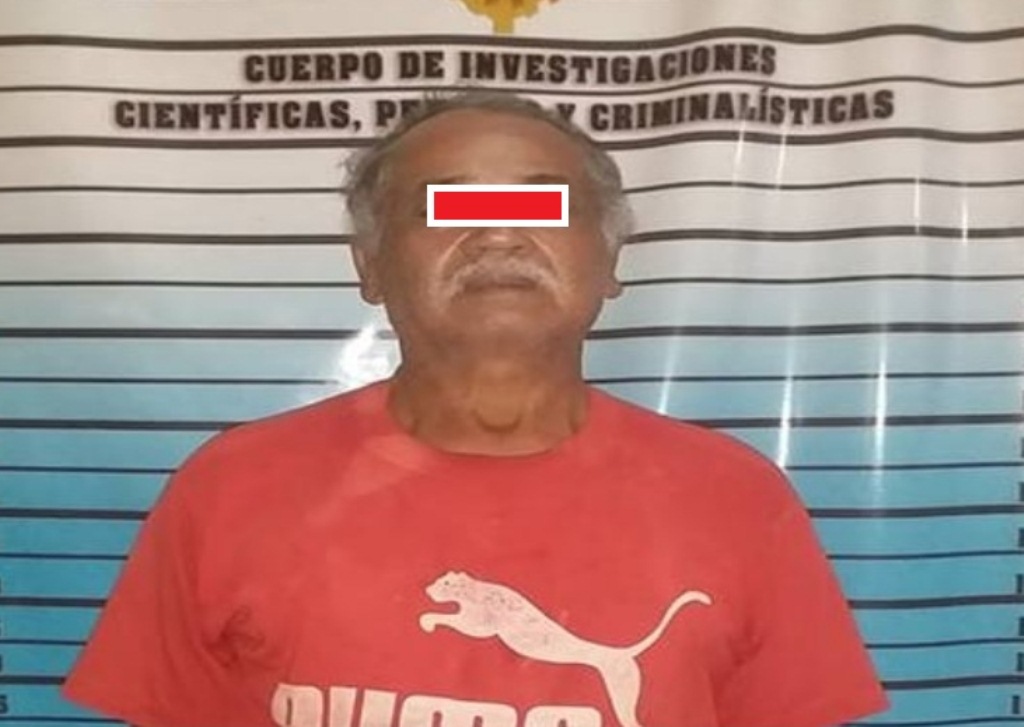 El aberrado sexual quedó identificado como Luis Ramón López de 68 años de edad.