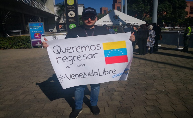 “Los jóvenes tenemos un rol protagónico en lo que significa el cambio y la reconstrucción de las libertades y la democracia en Venezuela..." manifestó Michael Linares