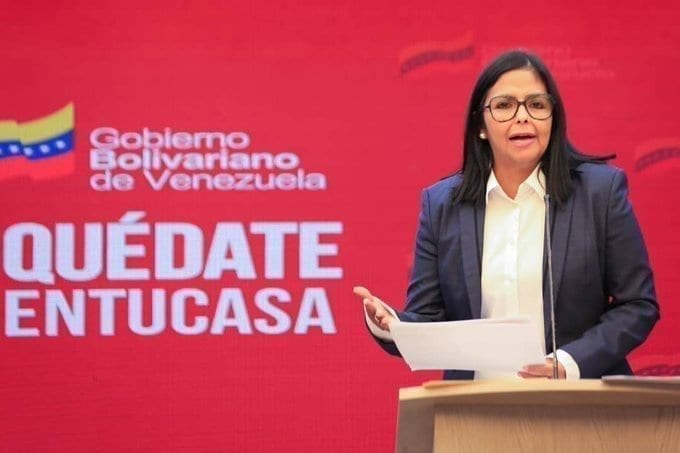 La vicepresidenta Delcy Rodríguez informó de dos nuevos contagios en el país