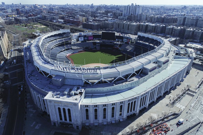 Vista aérea del Yankee Stadium en Nueva York