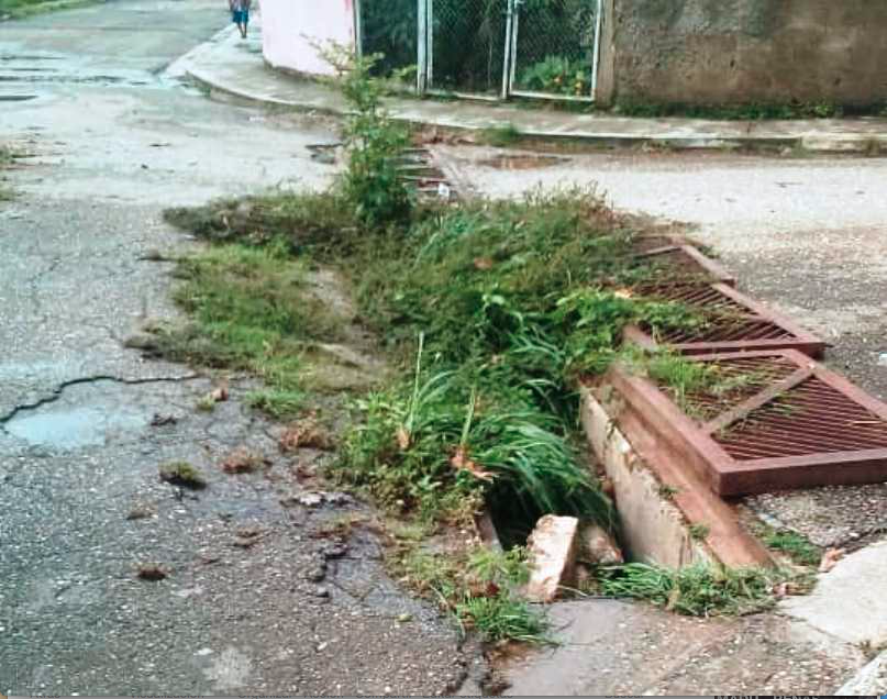 La problemática se presenta en la avenida 3 del sector 1 de Santa Bárbara de Dos Lagunas, donde la alcantarilla está tapada