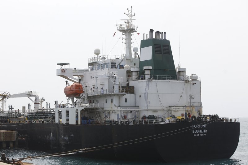 El tanquero petrolero iraní Fortune frente a las costas venezolanas el pasado 25 de mayo