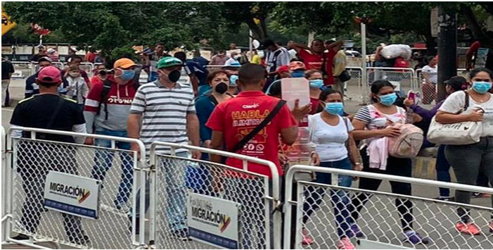 Migración-Colombia exhortó a la población migrante a permanecer en el país para evitar el riesgo de contagio